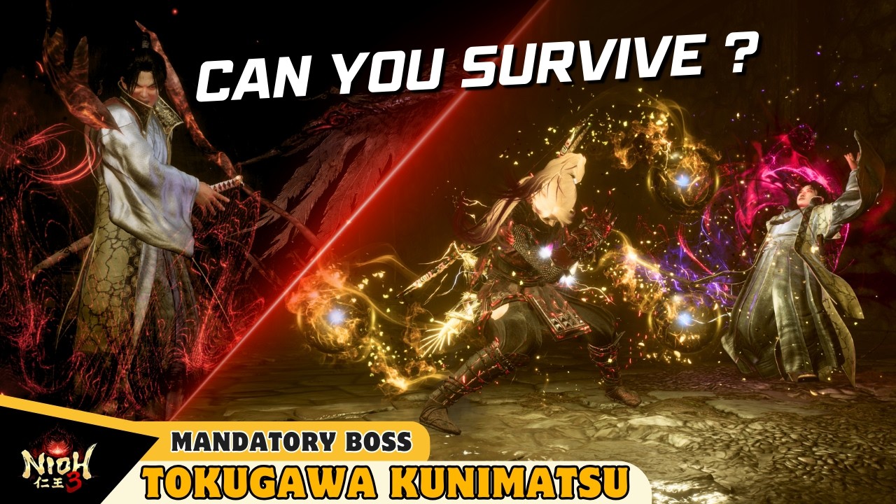 Nioh 3 – Как ЛЕГКО победить Токугаву Кунимацу: руководство по безопасным этапам 1 и 2