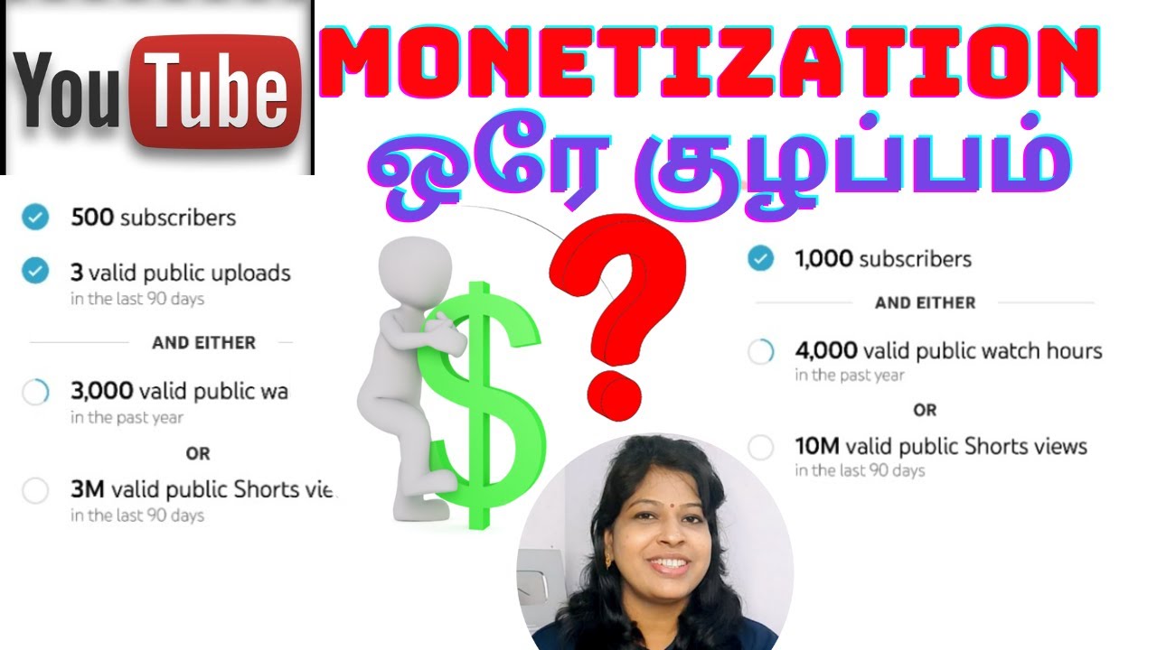 Youtube monetization update doubts tamil / Shiji tech tamil