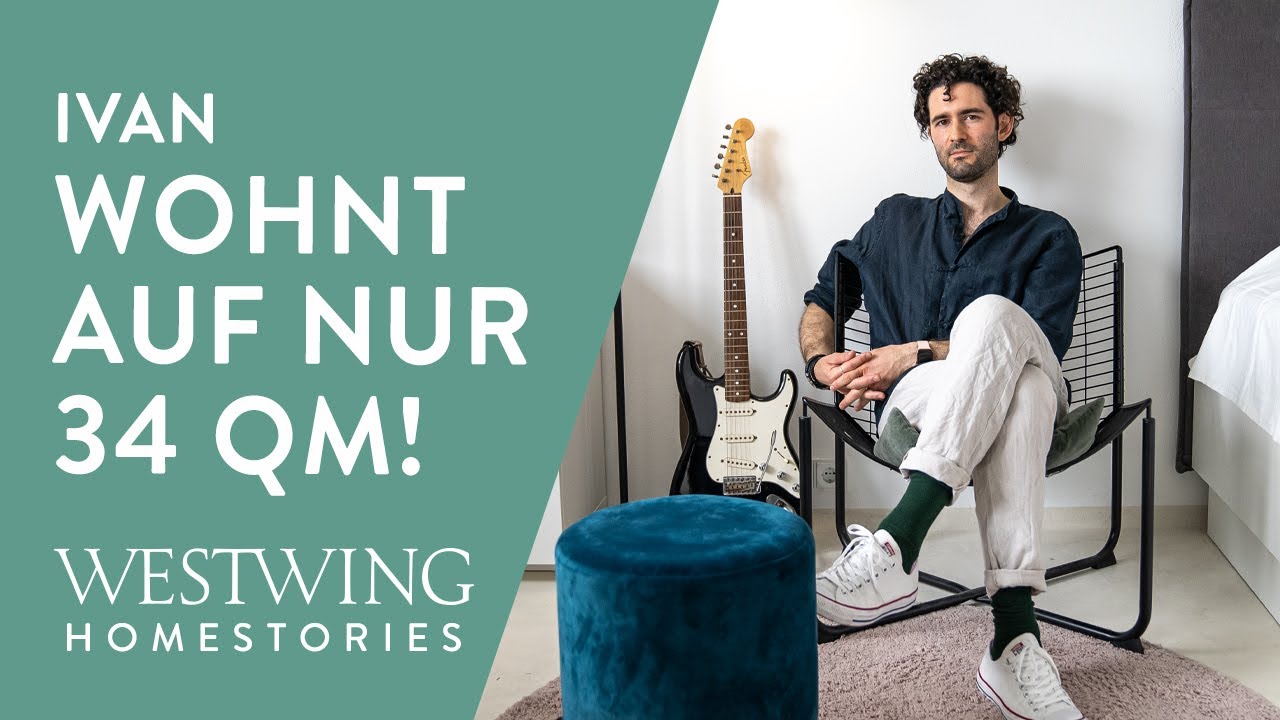 Kleine Wohnung einrichten | Ideen f&uuml;r eine sch&ouml;ne 1 Zimmer Wohnung | Roomtour