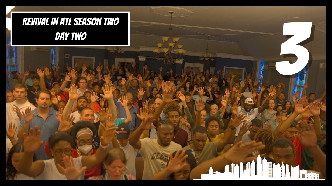 THE HOLY SPIRIT CAME AND KICKED ALL OF THE DEMONS OUT OF THE PEOPLE AT THE REVIVAL IN ATLANTA!!!