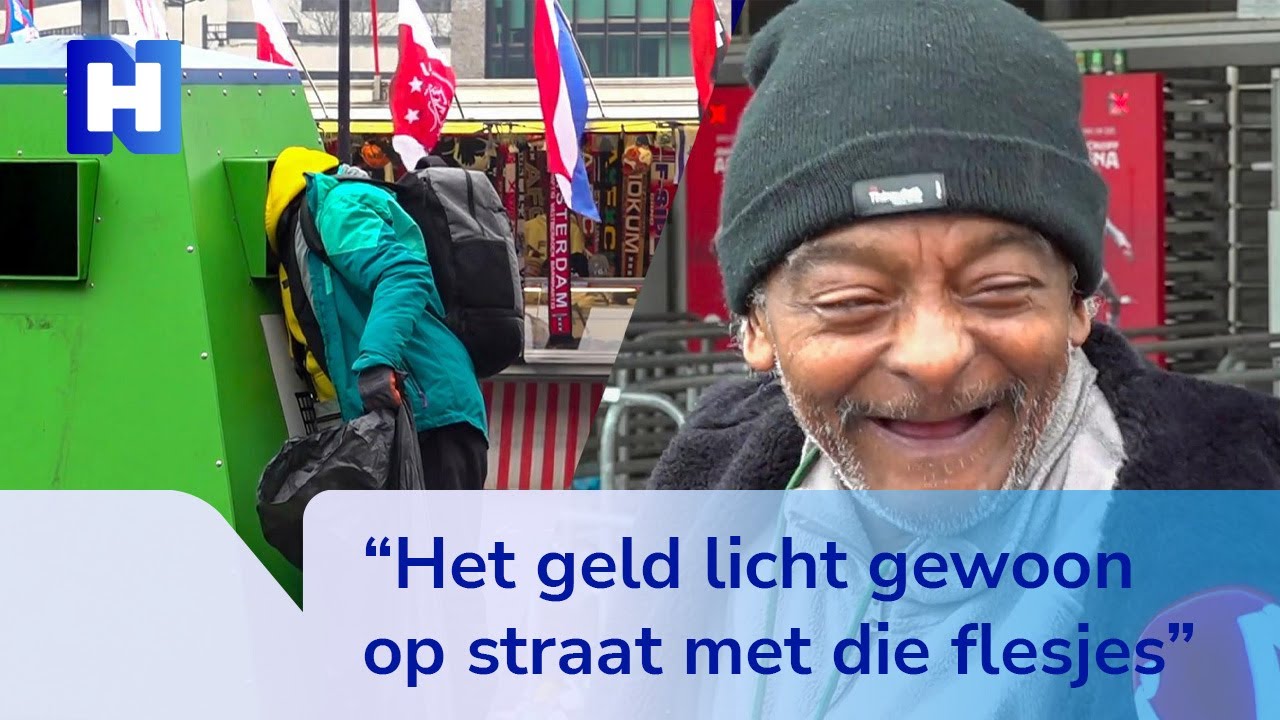 Fenomeen: statiegeldverzamelaars bij de Johan Cruijff Arena