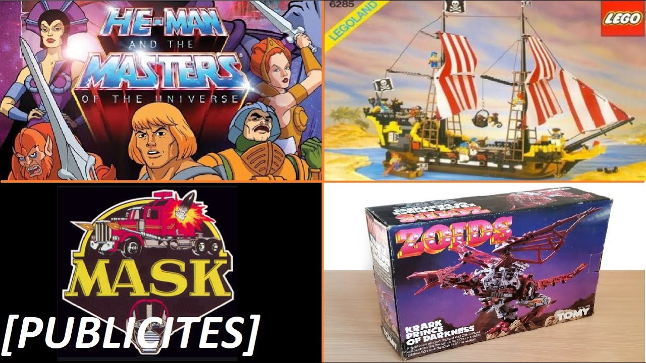 Publicité 01 - [JOUET] - Pub jouets années 80/90 Mask Lego Zoids Musclor DinoRiders Tortues Ninja