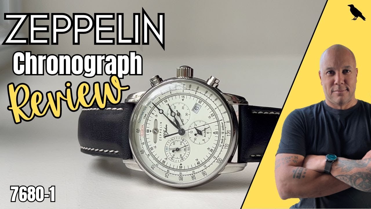 Z E P P E L I N Chronograph| An Aviator design| Best NAVITIMER Look Alternative 8680-3