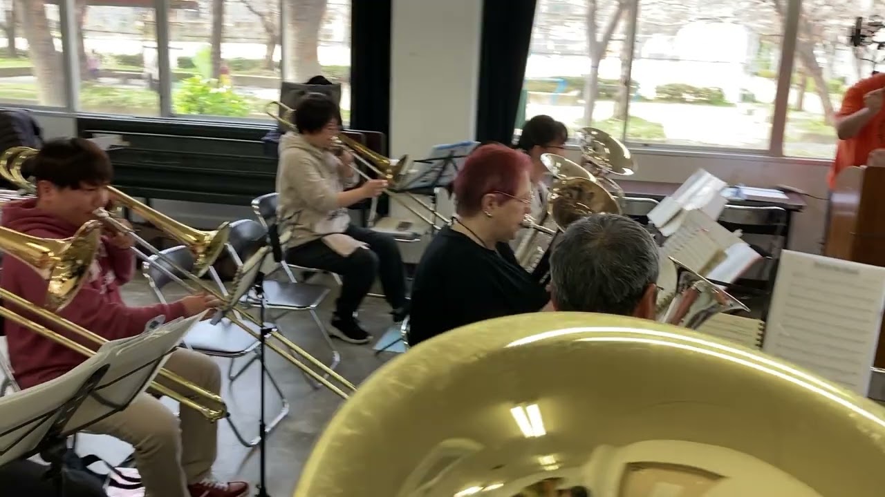 大阪で活動中のブラスバンドが演奏するSalvation Army Tune Book（救世軍歌集）#248 Easter Hymn