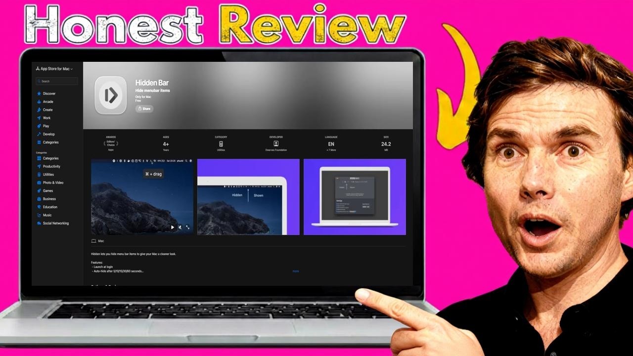 Обзор приложения Hidden Bar для Mac (2026): общая информация, плюсы и минусы.