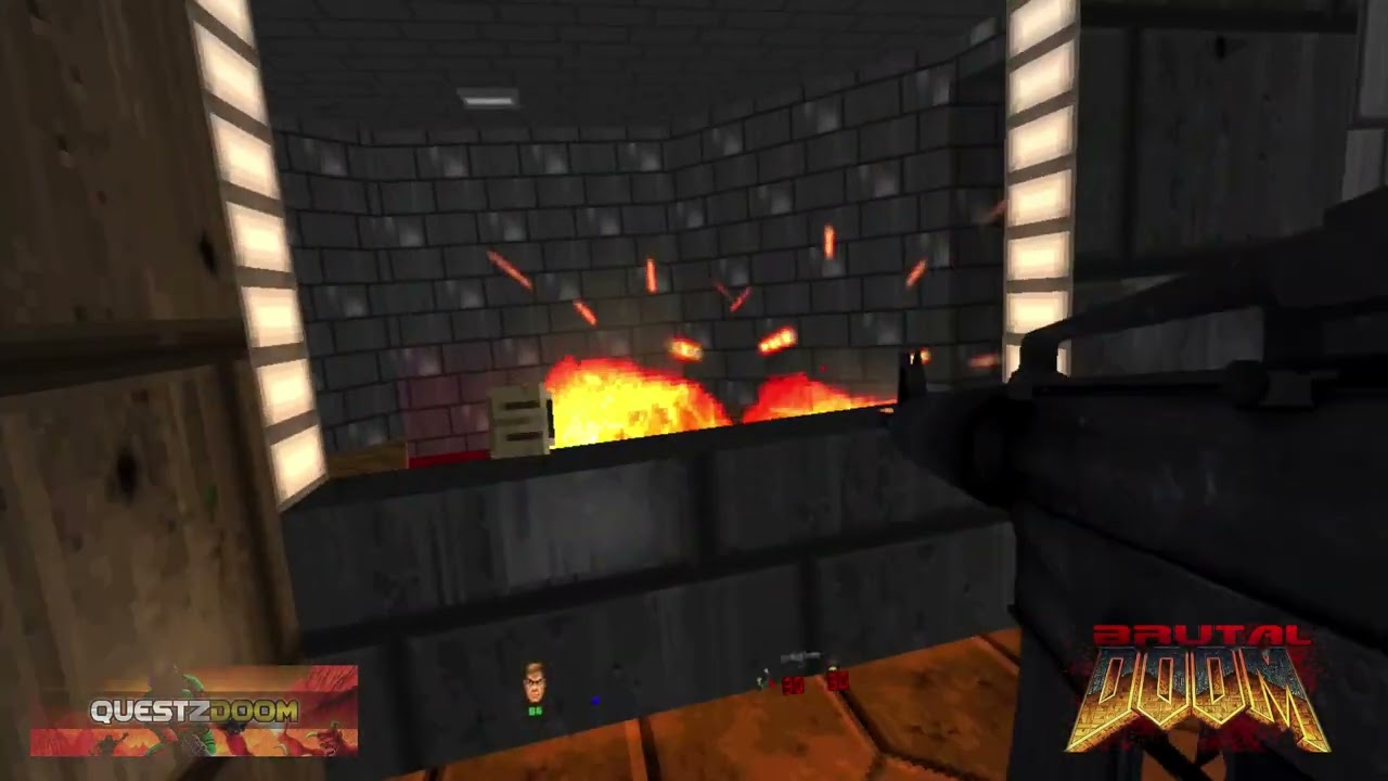 Kicking Demons butts in VR via QuestZDoom is just pure manic fun :)