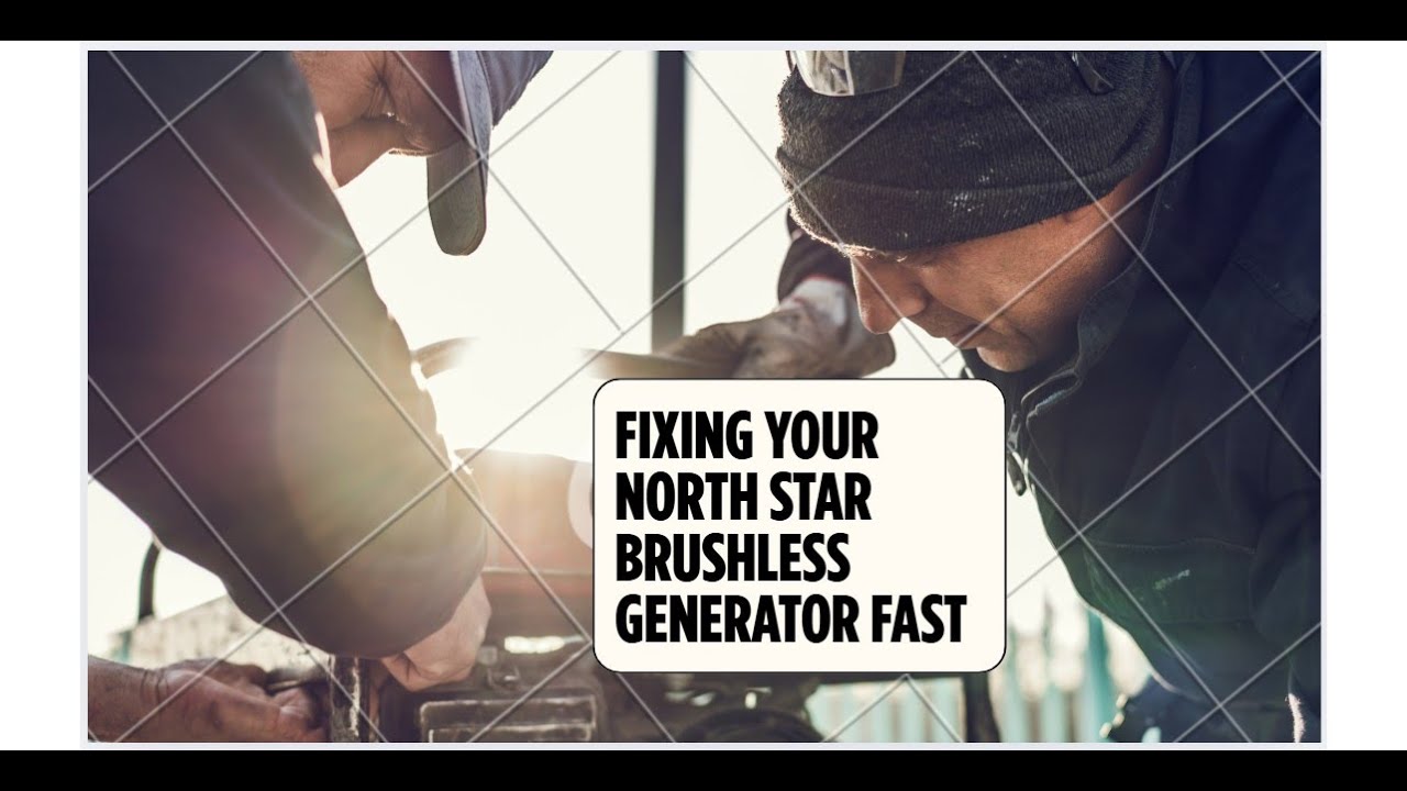 GENERATOR REPAIR! BRUSHLESS GENERATOR FIXED QUICK !!!