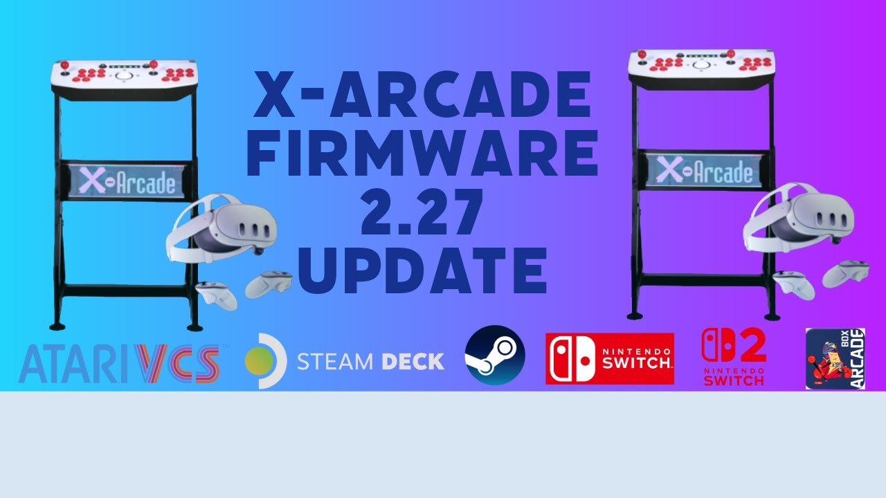 X-Arcade 2TV-XR Firmware Update 2.27 is a Game Changer!