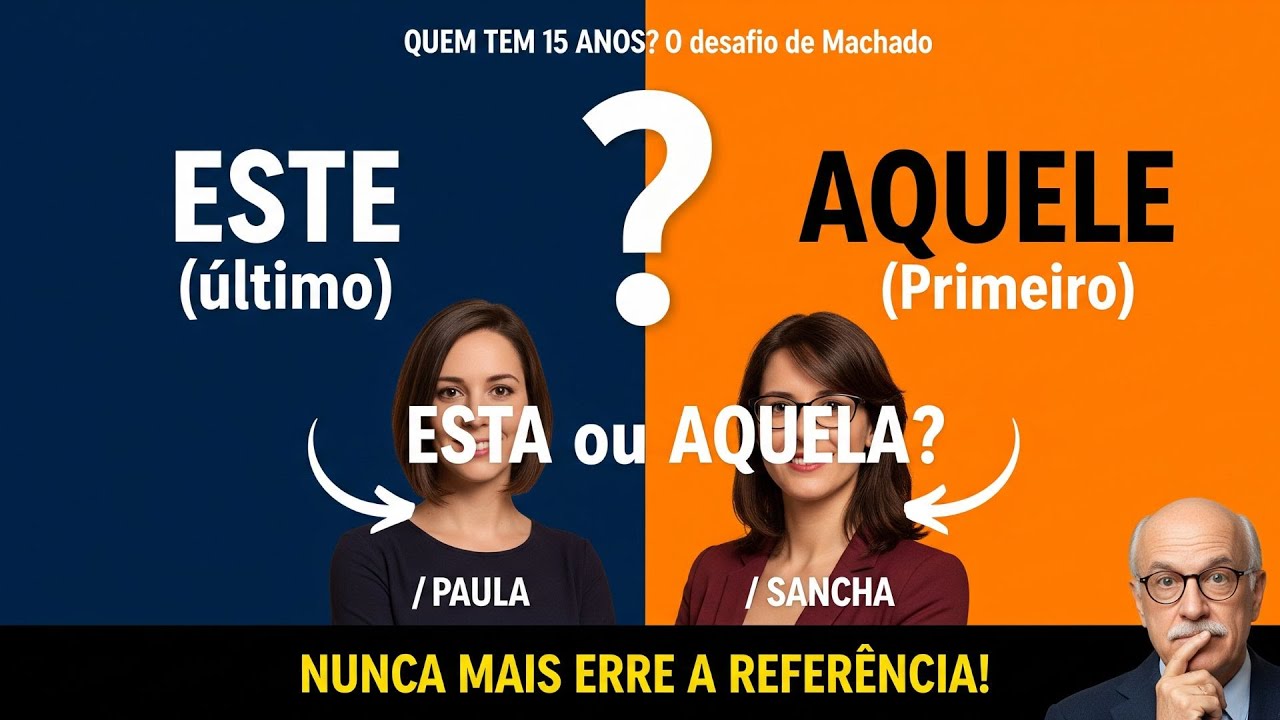 "Este" ou "Aquele"? Saiba Quem é Quem no Texto (Regra Definitiva)