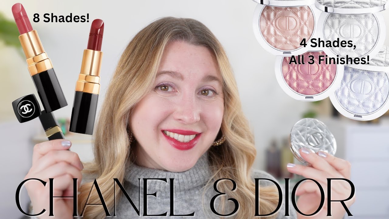CHANEL Rouge Coco Lipsticks & DIOR Forever Glow Luminizers | Swatches, Demos, Comparisons, Reviews