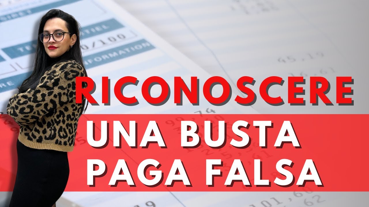 Come riconoscere una busta paga FALSA del possibile INQUILINO