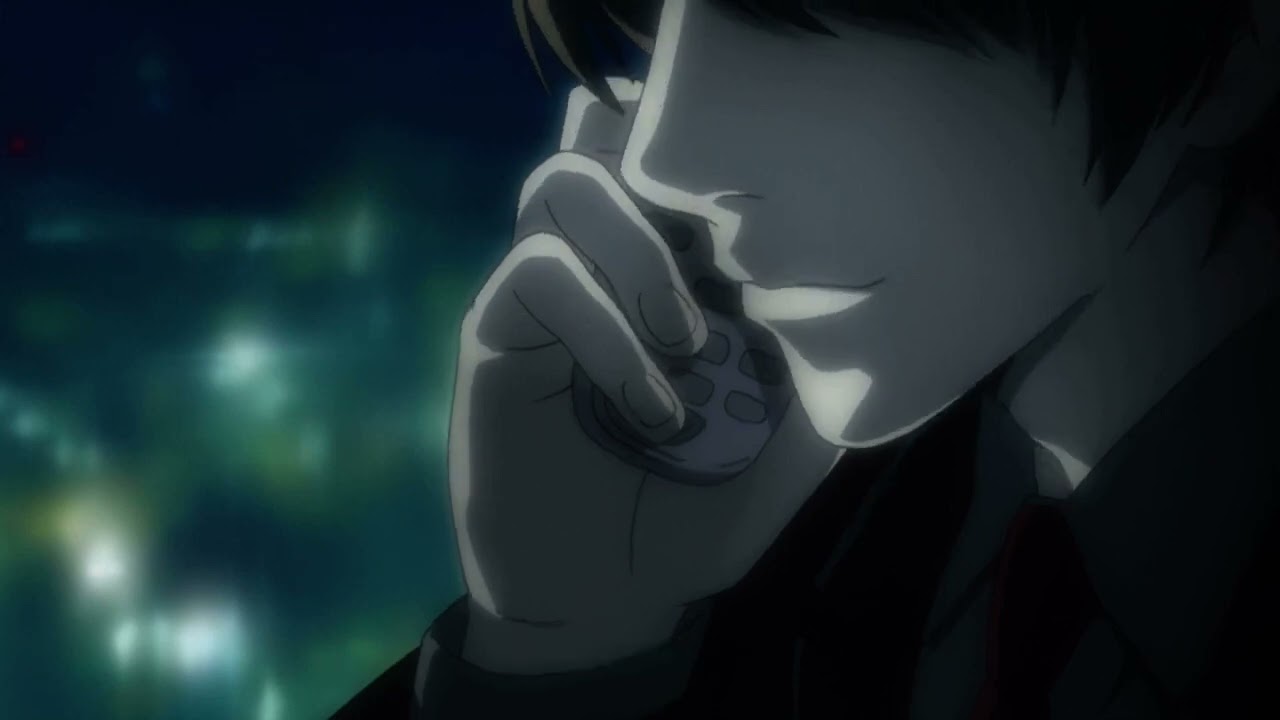 Light meeting Mikami on the phone 