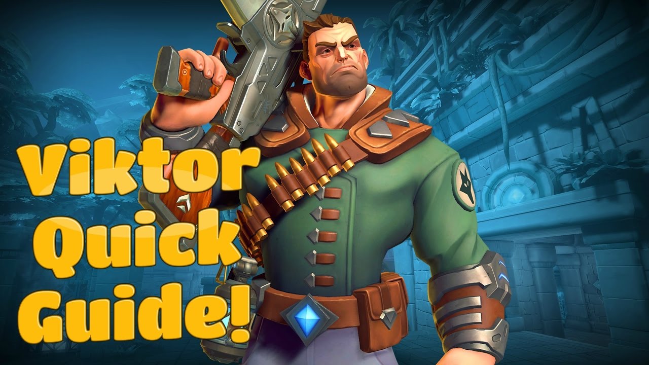 Paladins - Viktor Quick Guide!(Abilities and Loadouts)[HD 60fps]