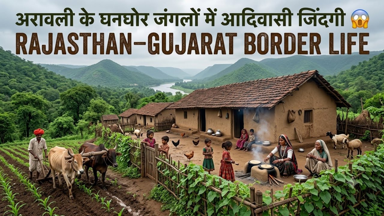 Remote Tribal Life On The Rajasthan&ndash;Gujarat Border | Deep In The Aravalli Forests Beyond Modern Life