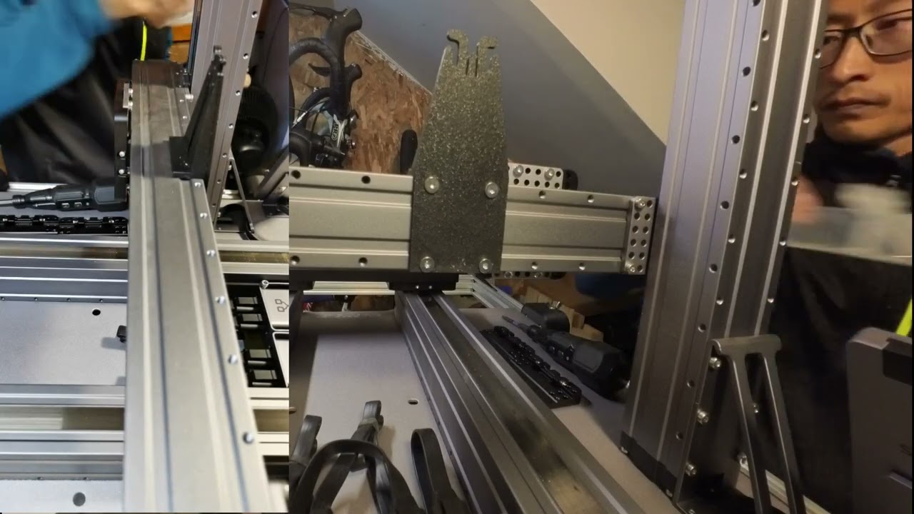 Snapmaker 2.0 Bracing kit 加固组件安装过程，X轴部分