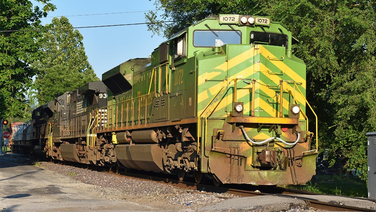 7/26/2021 - NS 1072 Illinois Terminal Heritage Unit leads NS 168