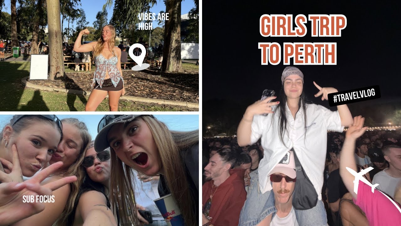 The Girls Take Perth 🌴✨ Concerts, Sunsets & Chaos