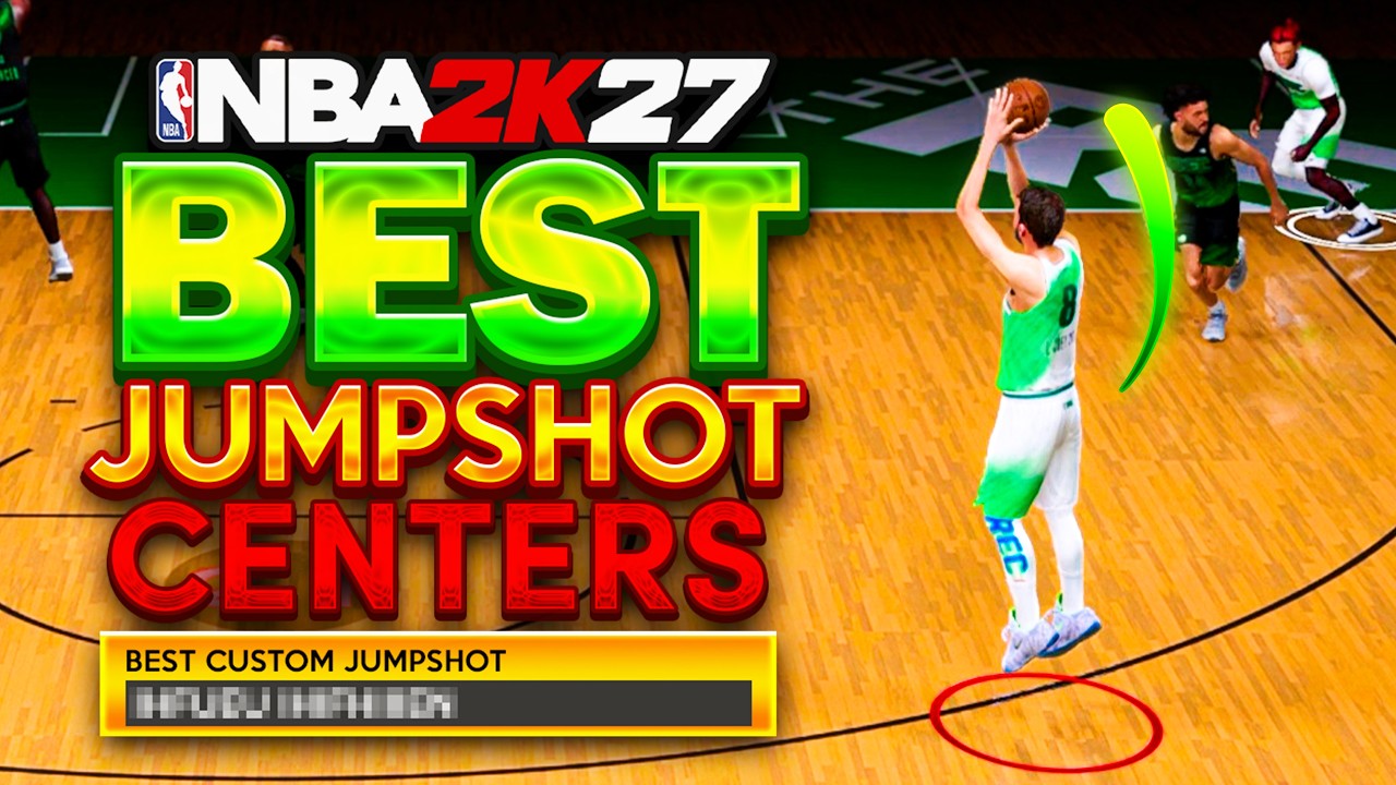 ЛУЧШИЙ ДЖАМПШОТ ДЛЯ ЦЕНТРОВ В NBA 2K27! Советы по броскам в NBA 2K27!