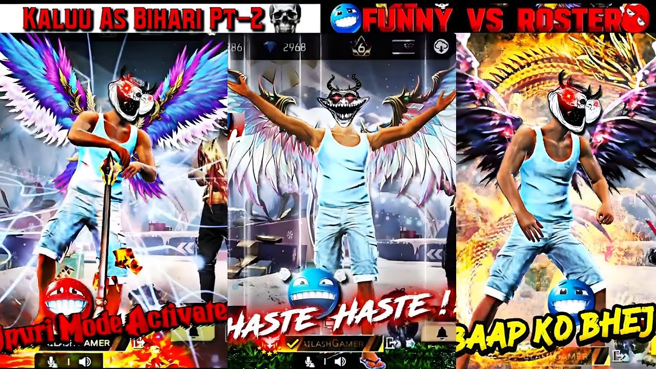 Girl's Squad 🎀🤡 VS Boy's Squad💪Girls Vs Kaluu Roster☠️🤡 Funny Gamer Vs Roster Gamer ☠️😜@veerubhai262