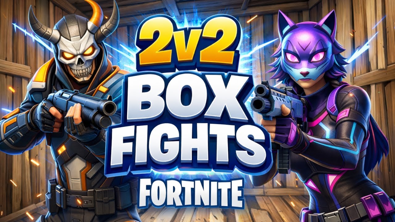 🔴Fortnite 2v2 Box Fights!