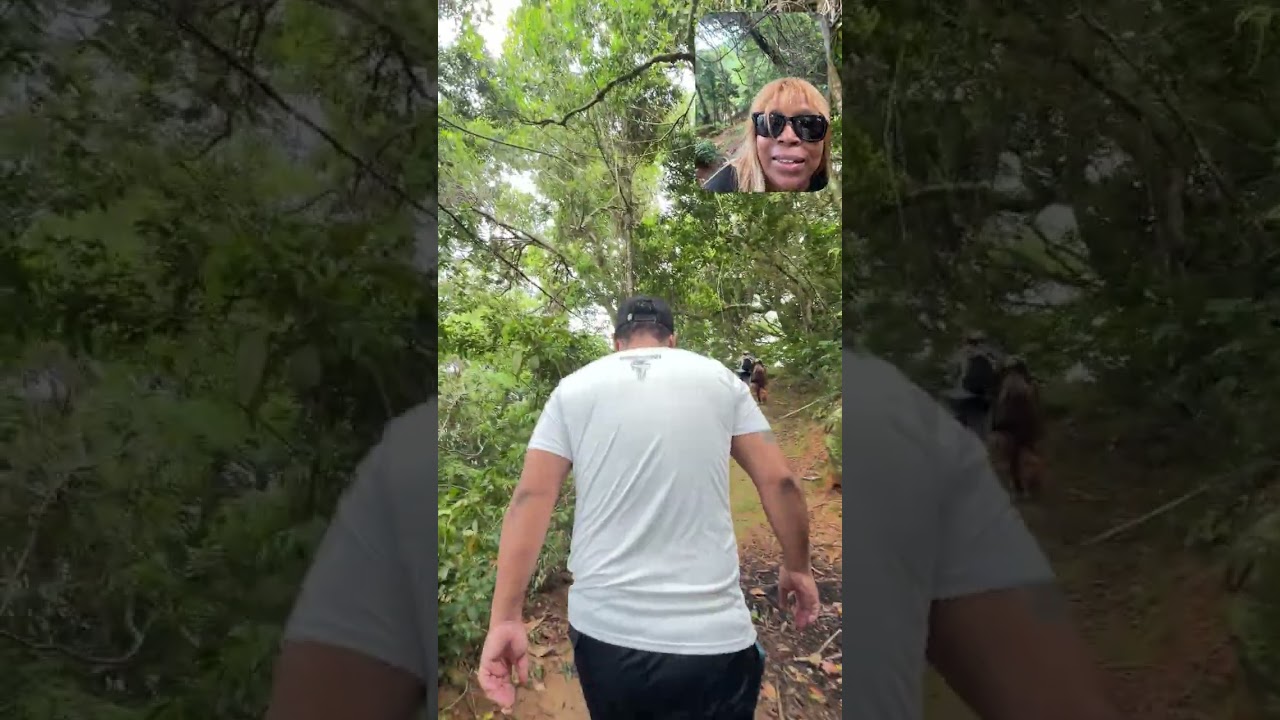 Pequena trilla na ilha de Marambaia para visitar minha cunhada