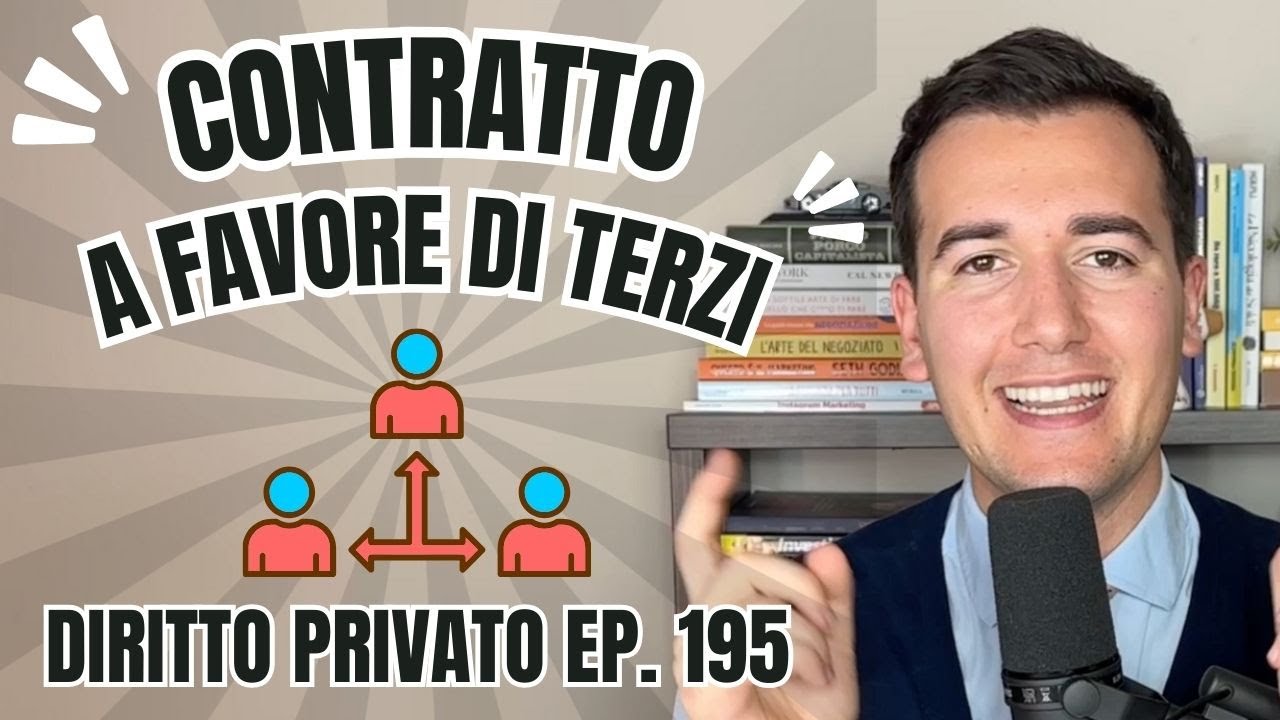 📝 Contratto a Favore di Terzi - Diritto Privato in 3 minuti