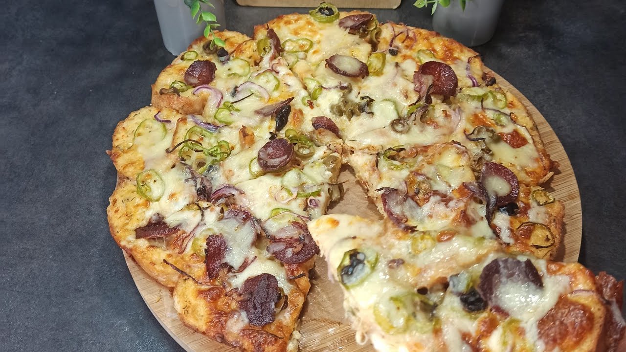 Pizza avec vôtre reste de pain 😮😮😮😮😮😮