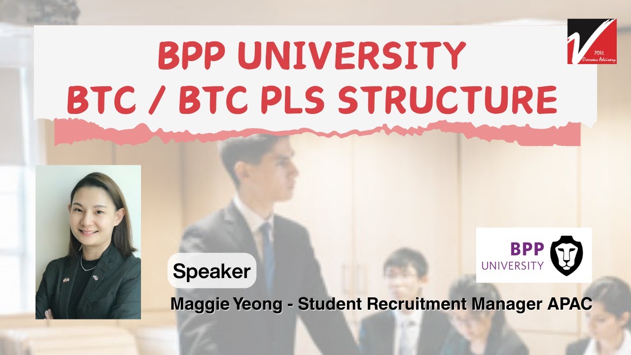 BPP University Bar Courses Structure BTC & BTC PLS