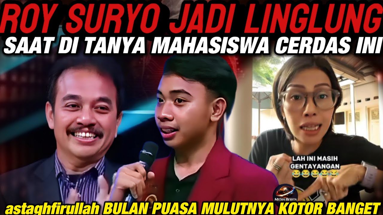 INI BARU BILANG MAHASISWA CERDAS!! ROY SURYO JADI LINGLUNG DI  ACARA TV KARNA PERTANYAANNYA