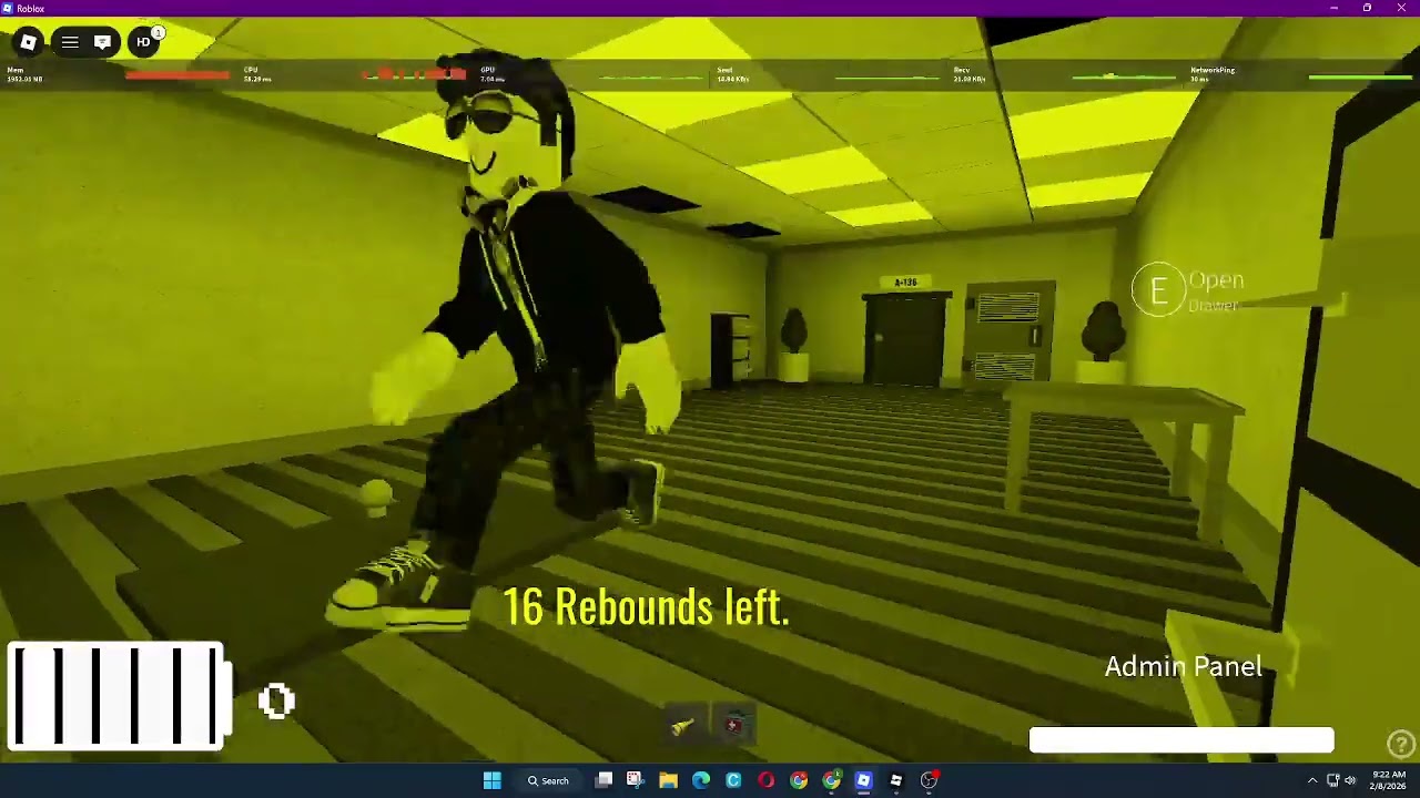 Beating A-60^3 miniboss in my game (Iberesting rooms)