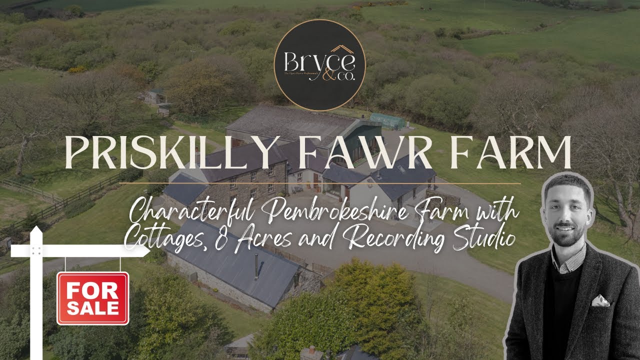 Characterful Pembrokeshire Farm with Cottages, 8 Acres and Recording Studio - A Must See!