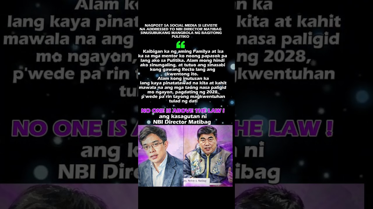 Binabaligtad ni Leviste ang kwento ng Honeytrap Plot 😉