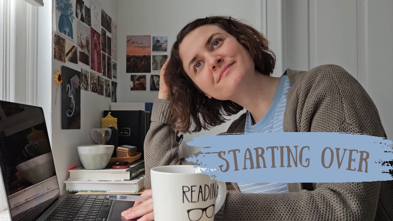 A new beginning WRITING vlog || quitting and starting over