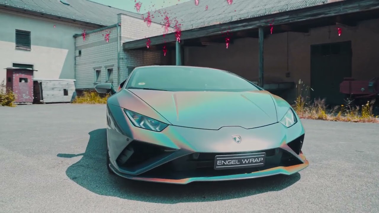 Lamborghini Huracan wrapped in Avery Dennison Pride Prismatic Grey
