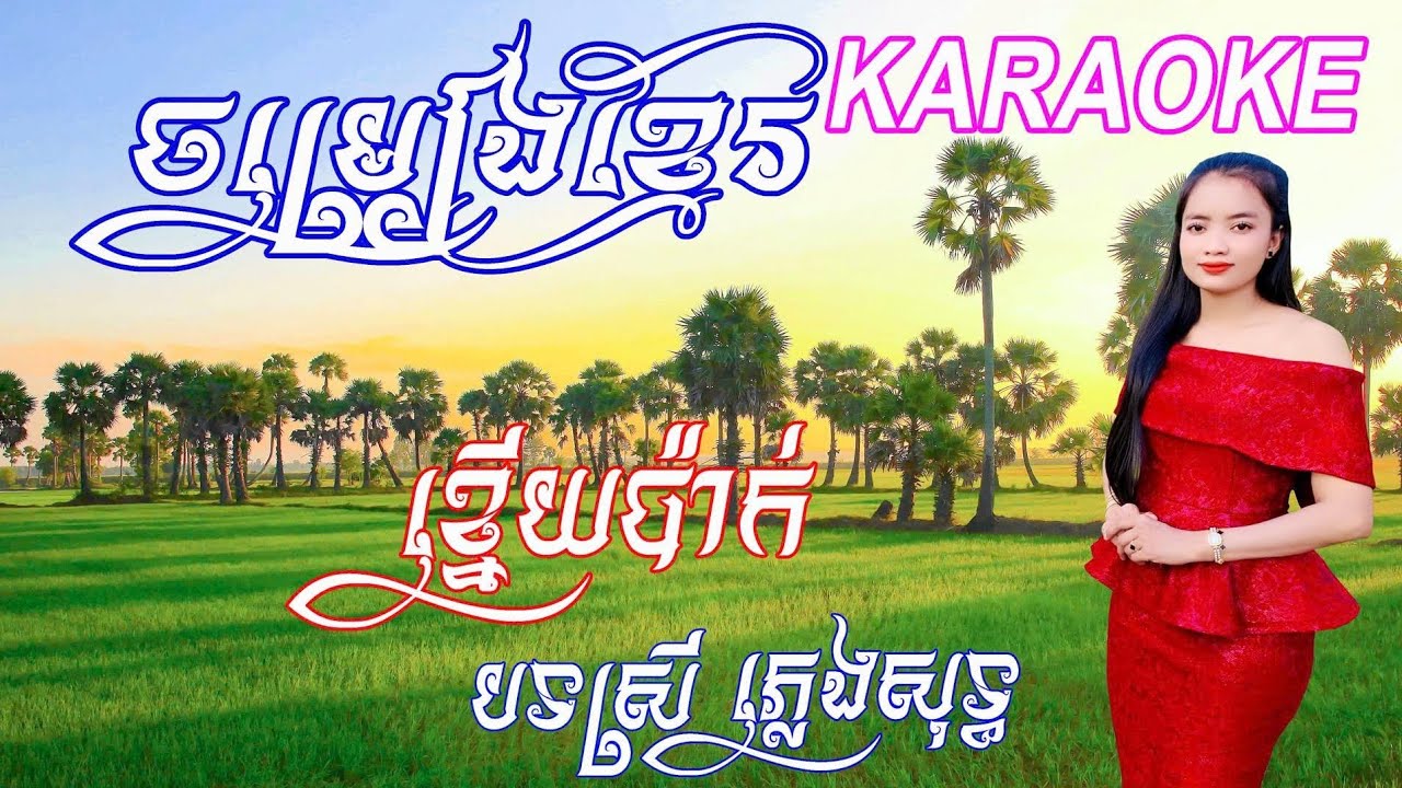 ខ្នើយប៉ាក់ ភ្លេងសុទ្ធ បទស្រី​ | KNOI PAK KARAOKE TONE NỮ  #ភ្លេងសុទ្ធ #PLENGSOT #KARAOKE