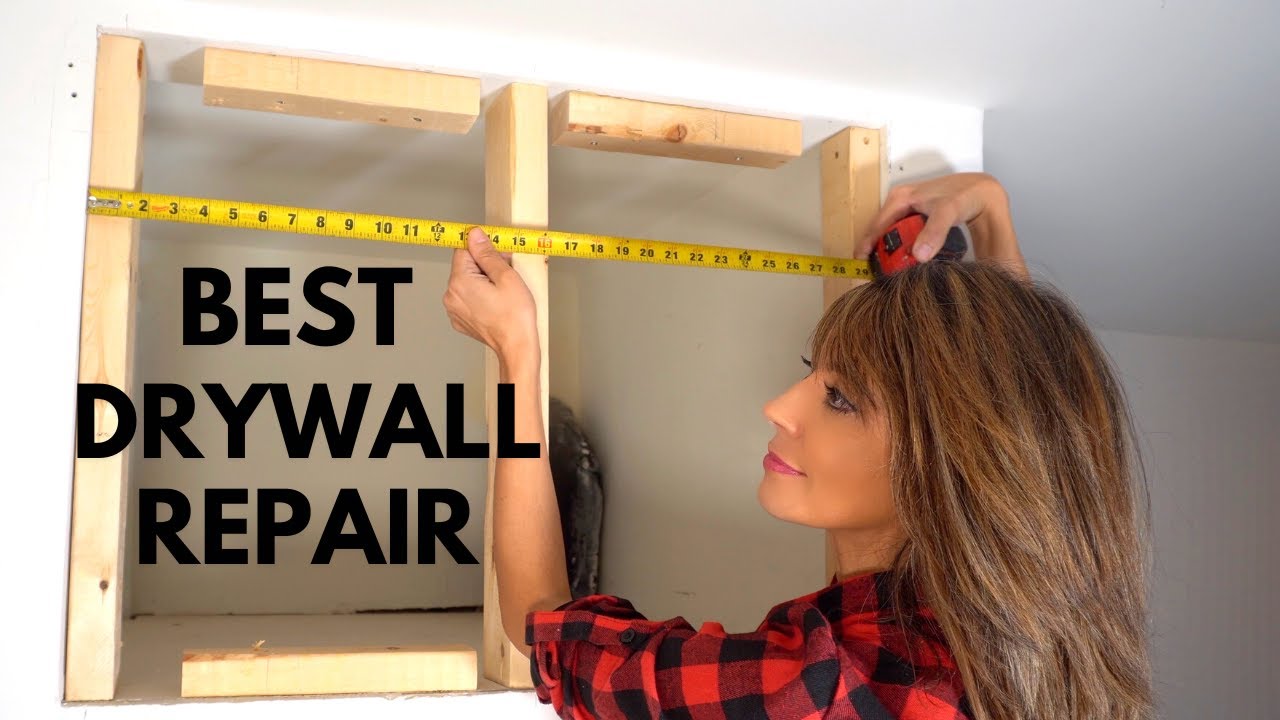 How To Patch Large Holes in Drywall with 85% Stronger Tape