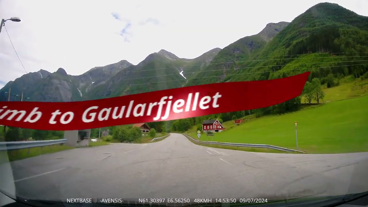Vetletfjoden - Gaularfjellet - Likholefossen (Climb to Gaularfjellet)