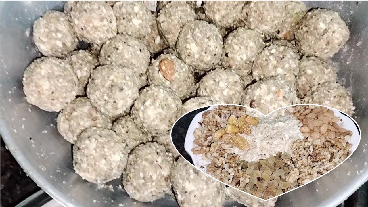 #Hyderabadi panjiri ke laddu winter season will be strong & health  ||... 