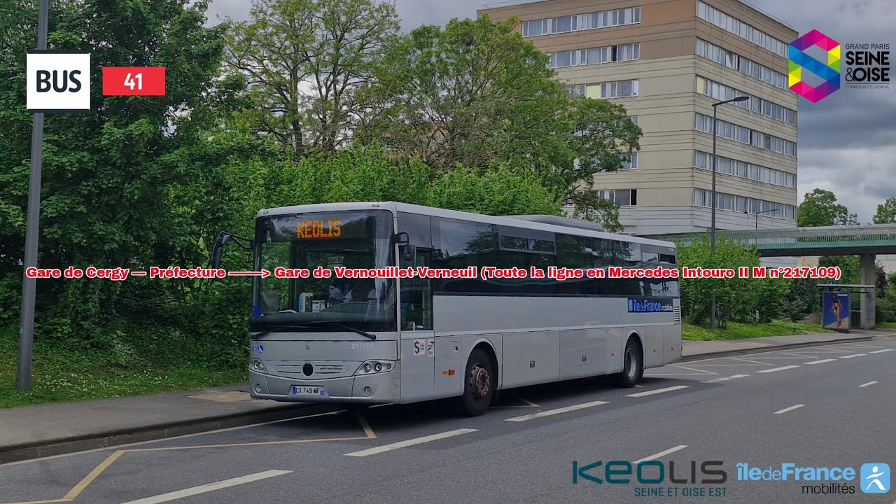 [Ligne 41 KEOLIS Seine Oise Est] Intouro II M n°217109 – Cergy Préfecture à Vernouillet-Verneuil