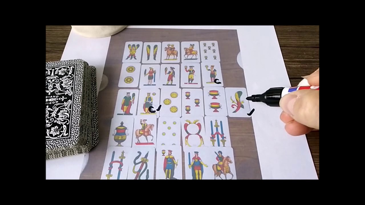 Italian Playing Cards Spread - Method of 26 - Fortune Telling