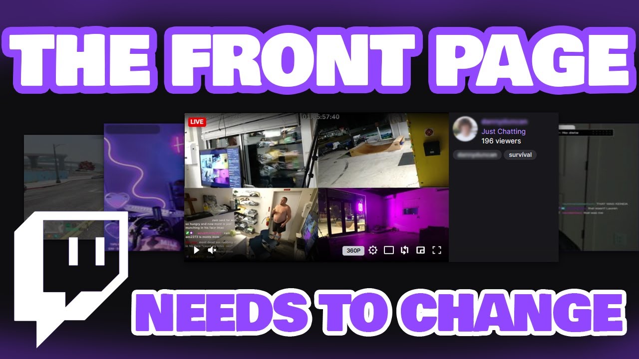 The Twitch Front Page Needs to Change