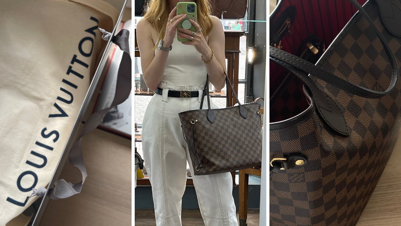 Распаковка кроссовок Louis Vuitton Neverfull