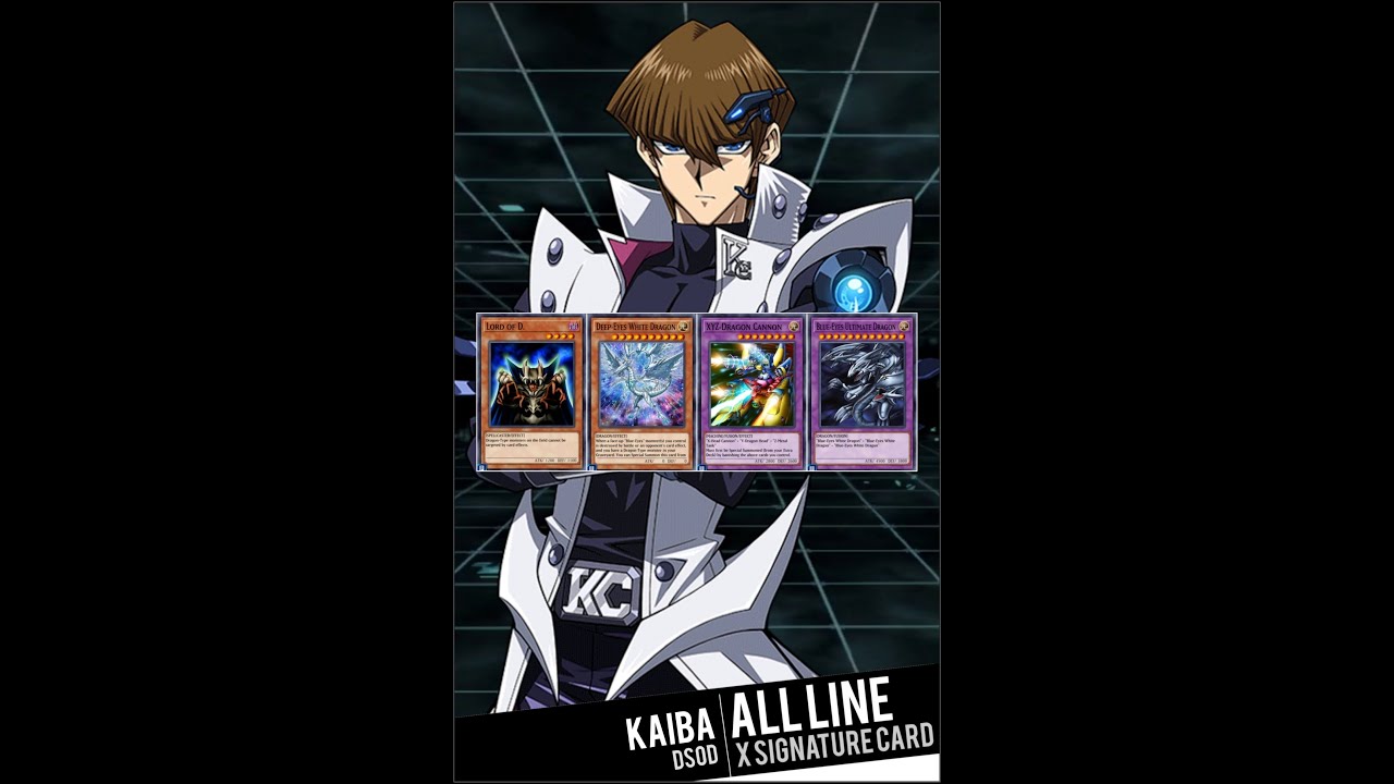 Yugioh Duel Links - Kaiba DSOD x ALL Special Phrases Card