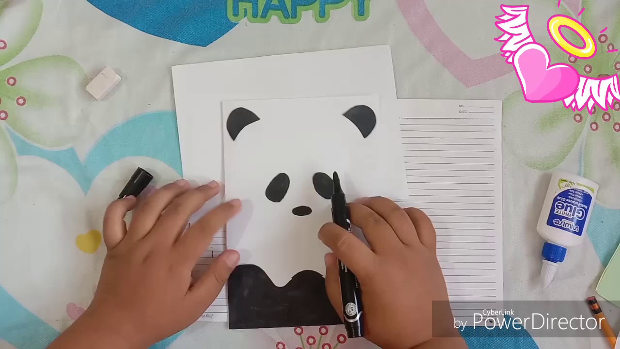 DIY Cute Panda Card Ideas
