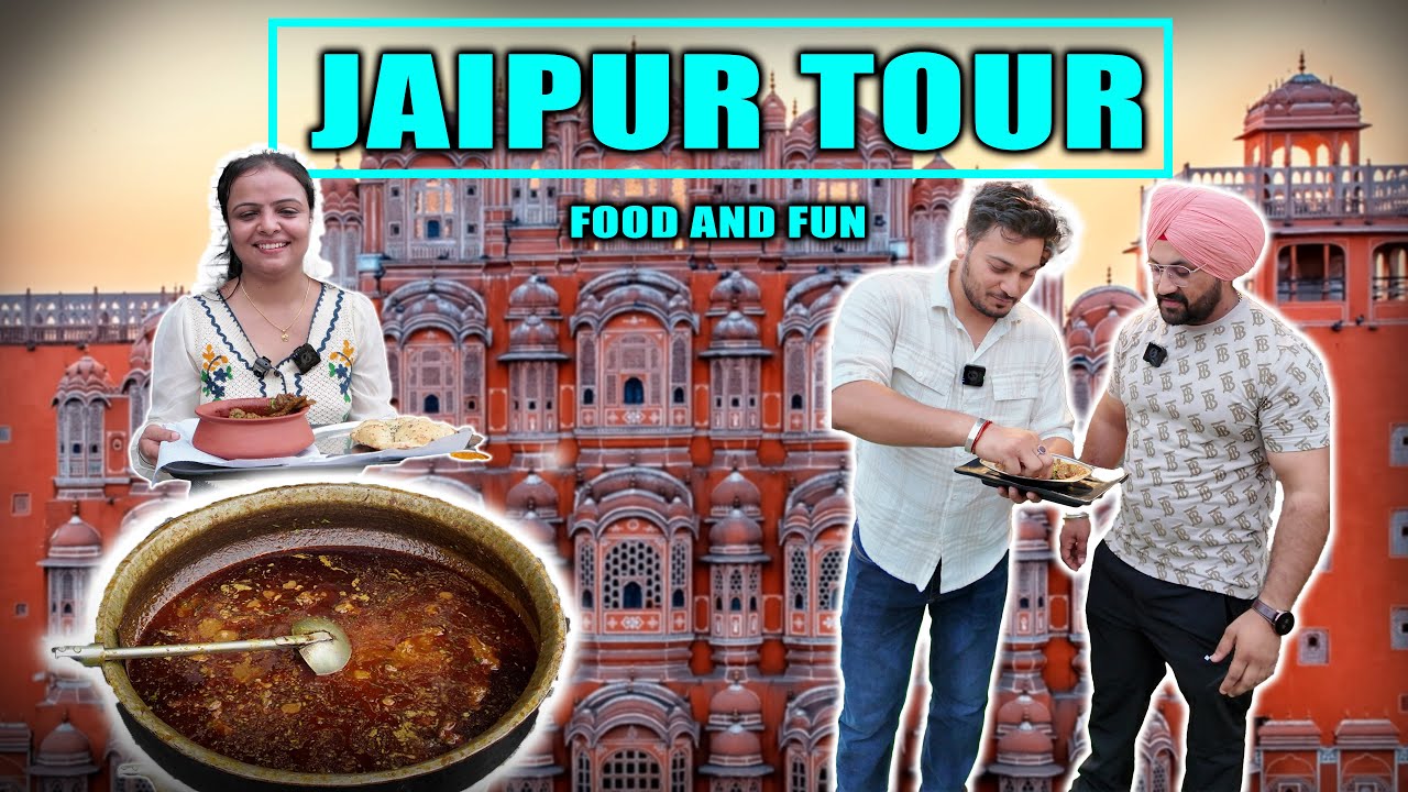 JAIPUR TOUR - Amazing Experience of Pink City - Foods and Fun - Jugraj Originals - Travel Vlog