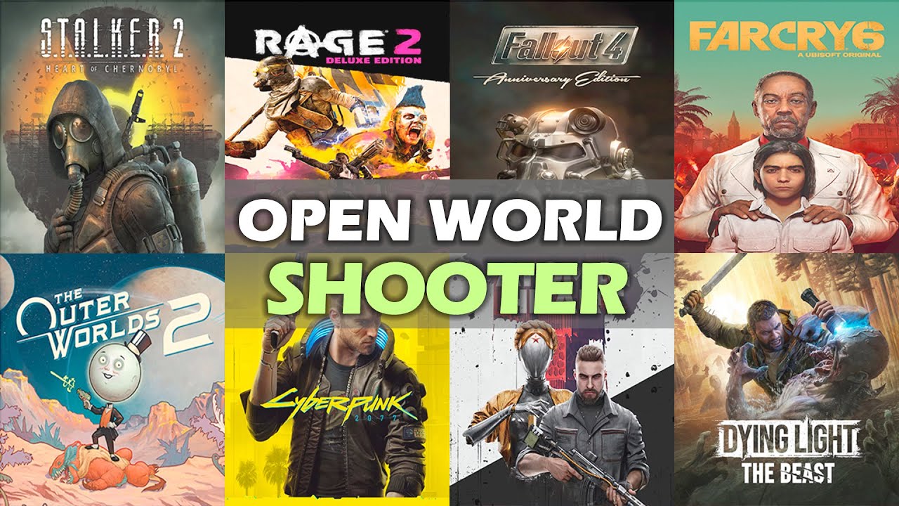 THE 40 BEST OPEN WORLD SHOOTER GAMES