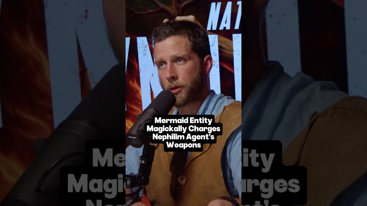 Mermaid Entity supernaturally charges Nephilim Bloodline Agent's weapons #mermaid #paranormal