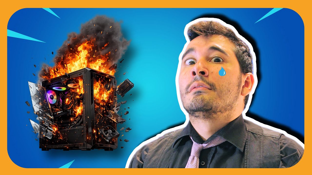 FORNITE PERO MI PC EXPLOTA EN PLENA PARTIDA | Fortnite (34)