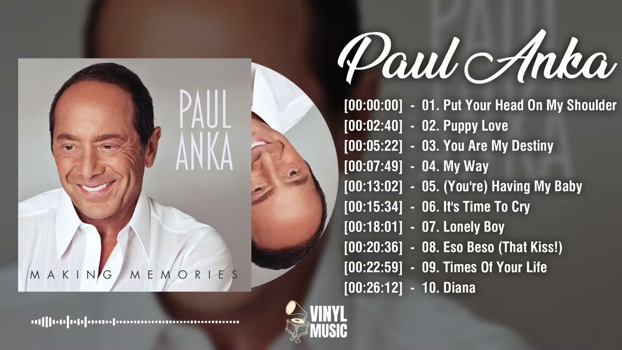 Paul Anka Songs Playlist 2025  The Best Of Paul Anka   Greatest Hits Full Album Paul Anka