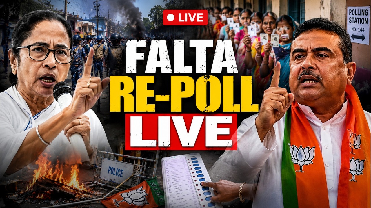 West Bengal LIVE: Fresh Polling Begins In Clash-Hit Falta Assembly | Suvendu Adhikari | LIVE Updates
